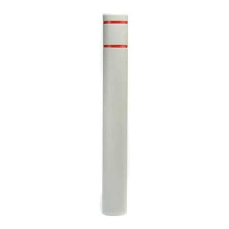 Post Guard® Bollard Cover CL1386QQ, 7Dia. X 60H, Grey W/No Tape